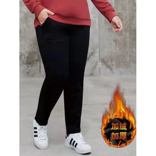 （XL-9XL碼）加大高腰遮肚休閒褲胖人腿粗顯瘦長褲秋冬小腳哈倫褲