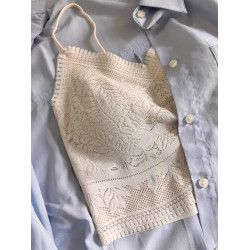 蕾絲美背背心文胸一體小吊帶女2025新款配襯衫內搭帶胸墊抹胸內衣