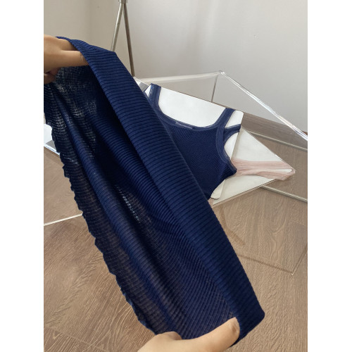 日本訂單~柔軟高彈！高級真絲 螺紋百搭修身內搭單品背心女春夏新