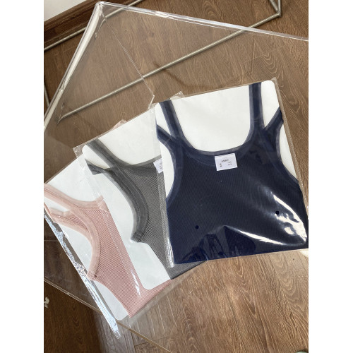 日本訂單~柔軟高彈！高級真絲 螺紋百搭修身內搭單品背心女春夏新