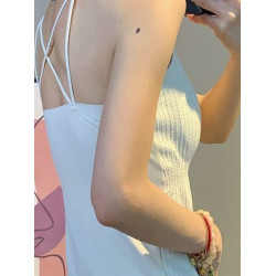 春夏顯瘦打底吊帶內搭外穿美背文胸一體防走光白色長款百搭上衣女