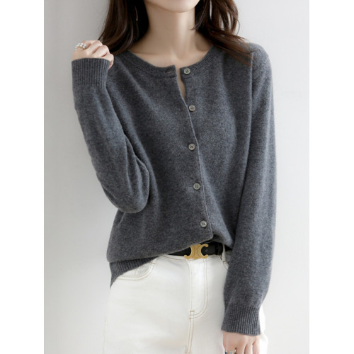 毛衣外套女打底衫寬松開衫外搭上衣2025年新款春秋冬季爆款針織衫 毛衣外套女打底衫寬松開衫外搭上衣2025年新款春秋冬季爆款針織衫