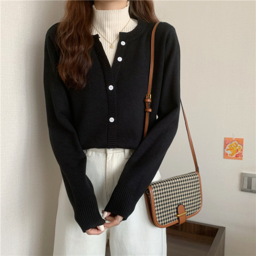 韓版假兩件打底毛衣女2025秋冬新款胖mm大碼顯瘦半高領長袖針織衫 韓版假兩件打底毛衣女2025秋冬新款胖mm大碼顯瘦半高領長袖針織衫