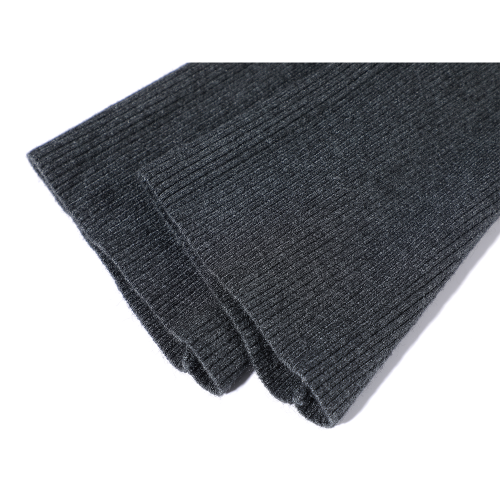 XinmonLee法式復古設計感不規則開叉毛針織衫春秋氣質半高領顯瘦 XinmonLee法式復古設計感不規則開叉毛針織衫春秋氣質半高領顯瘦