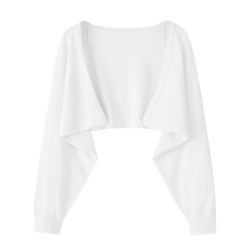 早秋針織開衫女外搭配吊帶連衣裙披肩短款蝙蝠袖寬松坎肩罩衫外套