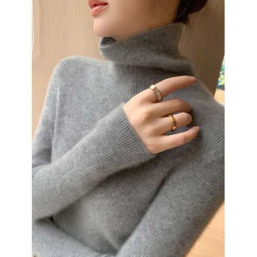 2025秋冬新款高領羊毛衫女修身內搭打底堆堆領高級感針織毛衣 2025秋冬新款高領羊毛衫女修身內搭打底堆堆領高級感針織毛衣