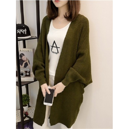 韓國2025春裝原宿風中長款針織開衫外搭百搭顯瘦寬松毛衣外套女潮 韓國2025春裝原宿風中長款針織開衫外搭百搭顯瘦寬松毛衣外套女潮