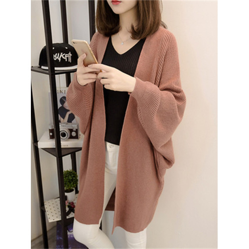 韓國2025春裝原宿風中長款針織開衫外搭百搭顯瘦寬松毛衣外套女潮 韓國2025春裝原宿風中長款針織開衫外搭百搭顯瘦寬松毛衣外套女潮