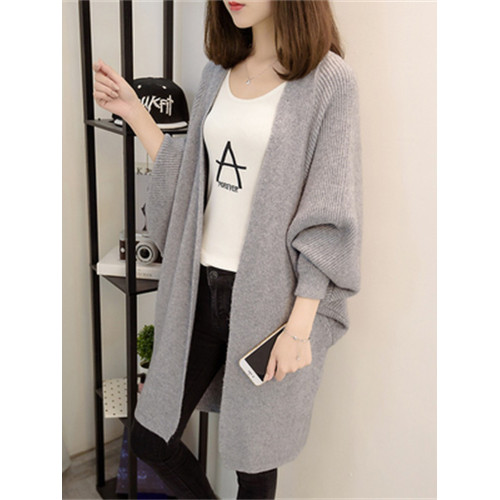 韓國2025春裝原宿風中長款針織開衫外搭百搭顯瘦寬松毛衣外套女潮 韓國2025春裝原宿風中長款針織開衫外搭百搭顯瘦寬松毛衣外套女潮