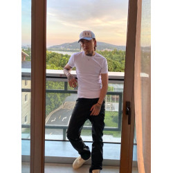 GeniusClub新品黑人馬思唯同款基礎修身純色打底短袖面料升級