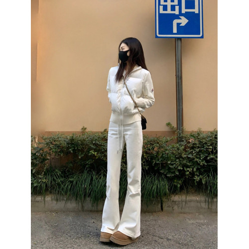 高個子加長美式白色喇叭褲女秋冬微喇褲運動褲瑜珈衛褲休閒褲褲子 高個子加長美式白色喇叭褲女秋冬微喇褲運動褲瑜珈衛褲休閒褲褲子