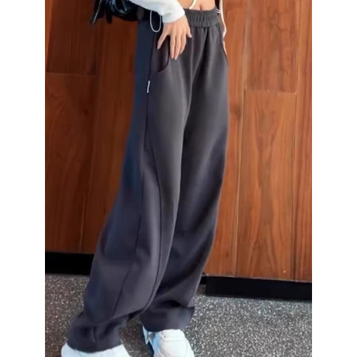 彎刀香蕉褲女褲秋冬加絨2025新款小個子濶腿褲休閒鐮刀運動衛褲子 彎刀香蕉褲女褲秋冬加絨2025新款小個子濶腿褲休閒鐮刀運動衛褲子