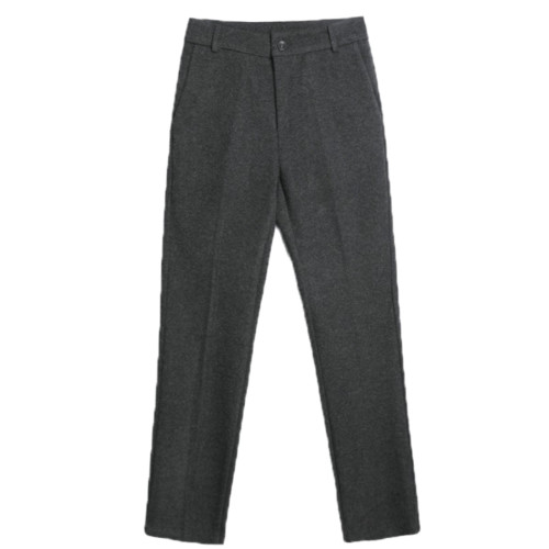 加絨直筒西裝褲女秋冬加厚九分毛呢菸管褲子2025新款小個子休閒褲 加絨直筒西裝褲女秋冬加厚九分毛呢菸管褲子2025新款小個子休閒褲