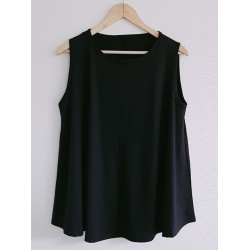 夏加肥加大碼200斤300斤胖mm遮肉寬松寬肩背心吊帶A字內搭打底衫