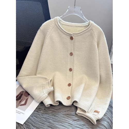 針織開衫毛衣外套女裝春裝春秋外穿2023新款爆款歐貨寬松上衣