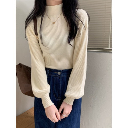 黑色打底衫女內搭秋冬洋氣半高領毛衣春秋中領針織衫法式上衣外穿 黑色打底衫女內搭秋冬洋氣半高領毛衣春秋中領針織衫法式上衣外穿