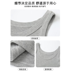 灰色辣妹修身工字背心夏季2025新款吊帶內搭防走光外穿無袖小上衣