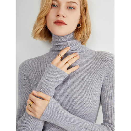 秋季堆堆領羊毛針織打底衫女洋氣高領羊絨衫內搭毛衣大碼加厚上衣 秋季堆堆領羊毛針織打底衫女洋氣高領羊絨衫內搭毛衣大碼加厚上衣