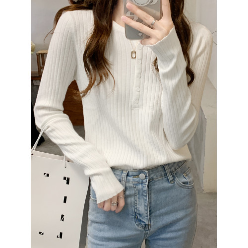 小v領針織衫女上衣小個子女士毛衣內搭打底衫2025年新款秋款女裝 小v領針織衫女上衣小個子女士毛衣內搭打底衫2025年新款秋款女裝