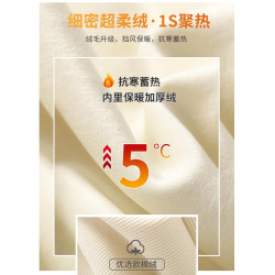 白色濶腿褲女2024新款冬季加絨窄版垂感大碼休閒春秋雪尼爾直筒褲