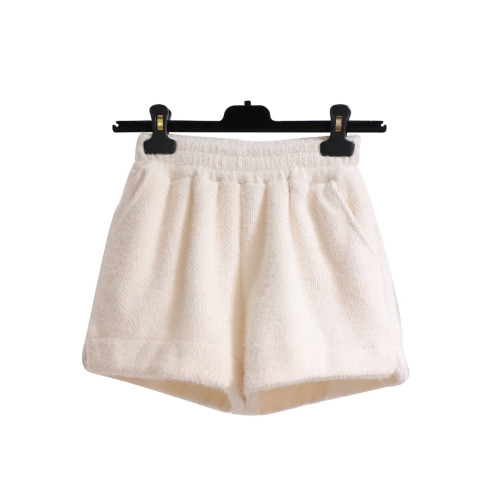 大碼毛線針織水貂絨短褲女春季2026年新款高腰時尚外穿打底靴褲潮