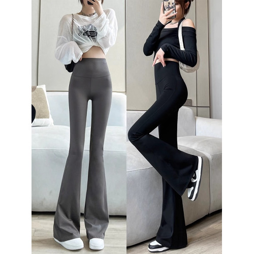 喇叭鯊魚褲女外穿打底褲秋冬加絨微喇馬蹄褲高腰收腹提臀修身緊身 喇叭鯊魚褲女外穿打底褲秋冬加絨微喇馬蹄褲高腰收腹提臀修身緊身