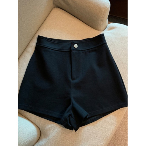 胖mm下半身失蹤西裝短褲女秋冬加絨高腰顯瘦a字緊身彈力辣妹熱褲