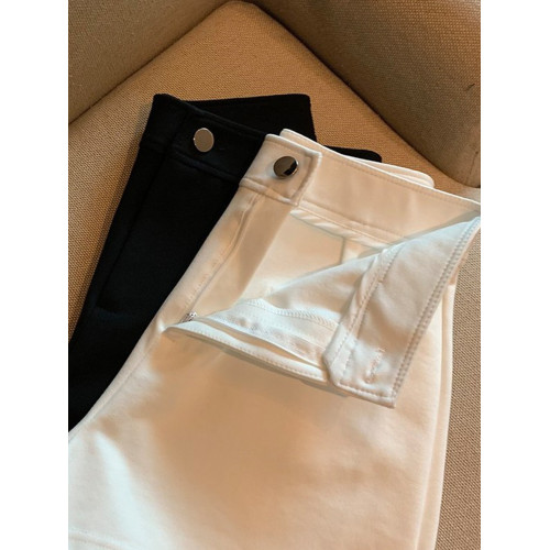 胖mm下半身失蹤西裝短褲女秋冬加絨高腰顯瘦a字緊身彈力辣妹熱褲