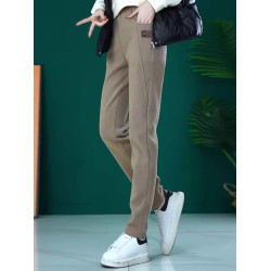 哈倫褲女秋冬2025新款休閒褲加絨顯瘦時尚長褲寬松小腳褲女款褲子