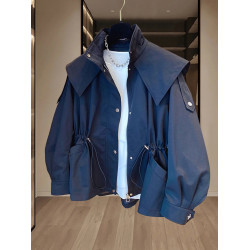 2025春秋季新款風衣女款工裝外套小個子爆款英倫風衣大碼女裝洋氣