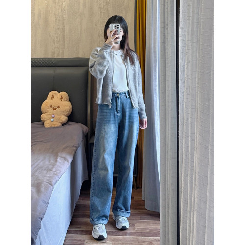 2025新款日系灰色高級感小衆薄款慵懶風針織毛衣女外套上衣春秋季 2025新款日系灰色高級感小衆薄款慵懶風針織毛衣女外套上衣春秋季