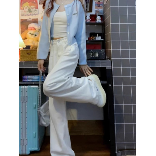 小個子藍色短款針織外套女款春秋冬外搭上衣開衫毛衣2025新款爆款 小個子藍色短款針織外套女款春秋冬外搭上衣開衫毛衣2025新款爆款