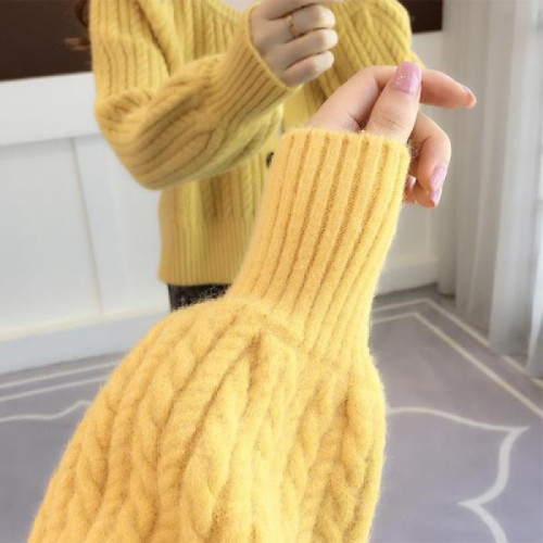 短款上衣服開衫針織衫外套女裝早春秋季2024新款潮毛衣復古溫柔風