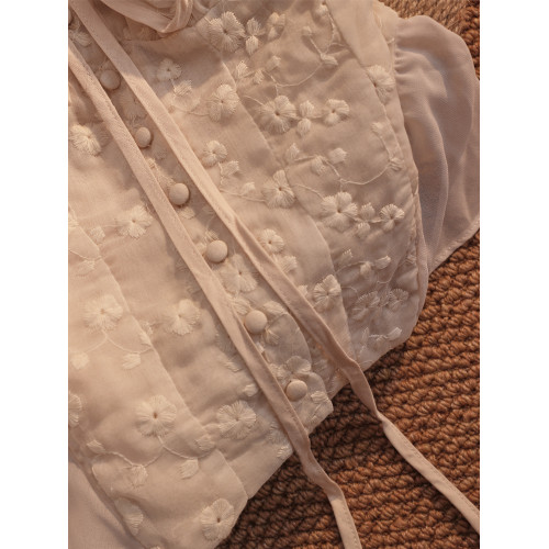 甜美蕾絲刺綉吊帶背心女內搭2025新款設計感小衆外穿修身抹胸上衣