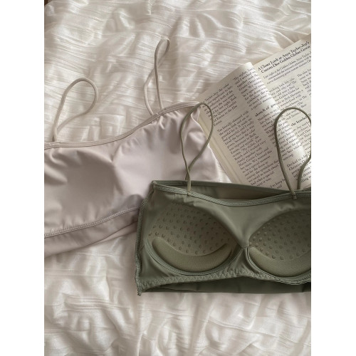 白色防走光打底裹胸無痕內衣女夏季內搭抹胸吊帶背心文胸美背上衣