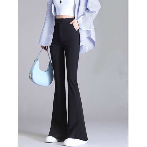 180高個子超長款微喇褲女秋冬大碼休閒西裝褲200斤加絨加長喇叭褲 180高個子超長款微喇褲女秋冬大碼休閒西裝褲200斤加絨加長喇叭褲