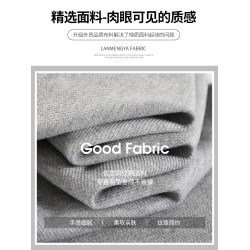 灰色運動褲女秋冬2025新款高腰寬松顯瘦濶腿褲小個子休閒加絨衛褲