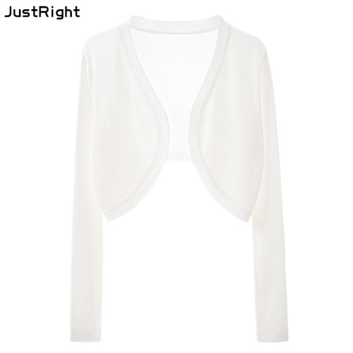 天絲夏季針織開衫女短款上衣坎肩配吊帶裙黑色外搭長袖防曬衫披肩 天絲夏季針織開衫女短款上衣坎肩配吊帶裙黑色外搭長袖防曬衫披肩