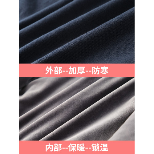 護士毛衣外套開衫不起球女加絨厚保暖大碼外穿藍色醫院值班工作服