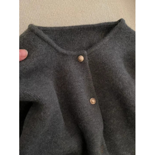 圓領針織衫休閒毛衣女2025春秋新款韓系開衫外穿長袖寬松百搭上衣 圓領針織衫休閒毛衣女2025春秋新款韓系開衫外穿長袖寬松百搭上衣