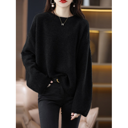 毛衣女款2025新款秋冬灰色上衣慵懶風寬松顯瘦遮肚打底大碼針織衫 毛衣女款2025新款秋冬灰色上衣慵懶風寬松顯瘦遮肚打底大碼針織衫