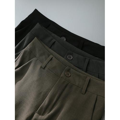 微喇西裝褲女裝2025年春夏新款高腰垂感喇叭褲修身顯瘦休閒拖地褲