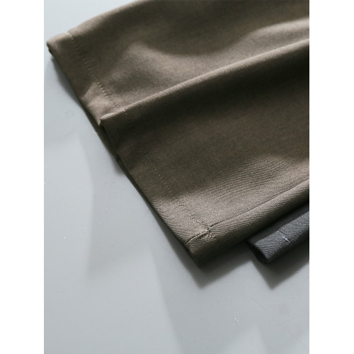 微喇西裝褲女裝2025年春夏新款高腰垂感喇叭褲修身顯瘦休閒拖地褲