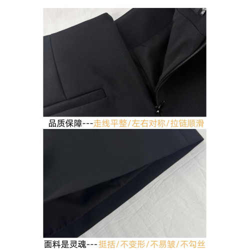 春季黑色西裝短褲女2025新款春秋高腰顯瘦顯腿長百搭外穿a字靴褲