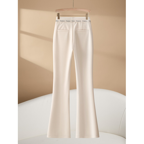 微喇褲女秋冬季2025新款女褲垂感西裝褲顯瘦百搭喇叭褲小個子女褲