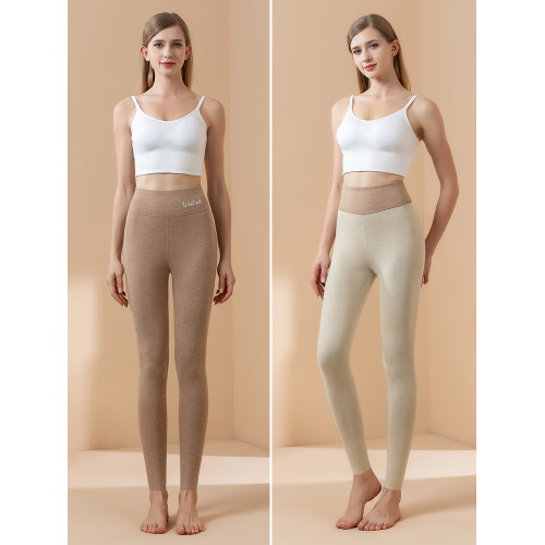 德絨秋褲女內穿秋冬季加絨加厚大碼羊毛蠶絲保暖棉毛褲高腰打底褲 德絨秋褲女內穿秋冬季加絨加厚大碼羊毛蠶絲保暖棉毛褲高腰打底褲