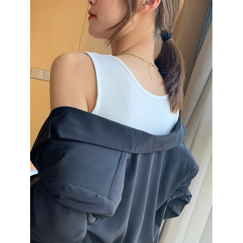 大碼女裝蕾絲背心女西裝內搭打底小吊帶衫胖mm200斤上衣夏季純色