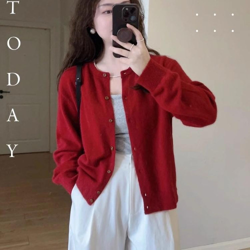 針織開衫外套女秋冬2025新款大碼胖mm小香風短款上衣減齡軟糯毛衣 針織開衫外套女秋冬2025新款大碼胖mm小香風短款上衣減齡軟糯毛衣