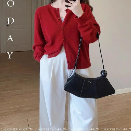 針織開衫外套女秋冬2025新款大碼胖mm小香風短款上衣減齡軟糯毛衣 針織開衫外套女秋冬2025新款大碼胖mm小香風短款上衣減齡軟糯毛衣