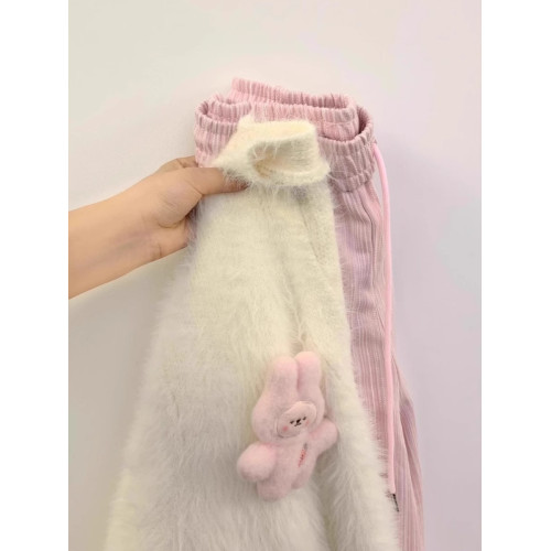 加厚版！慵懶甜美水貂絨毛衣開衫女2025秋裝新款韓版寬松針織上衣